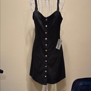 J for Justify Black Mini Dress